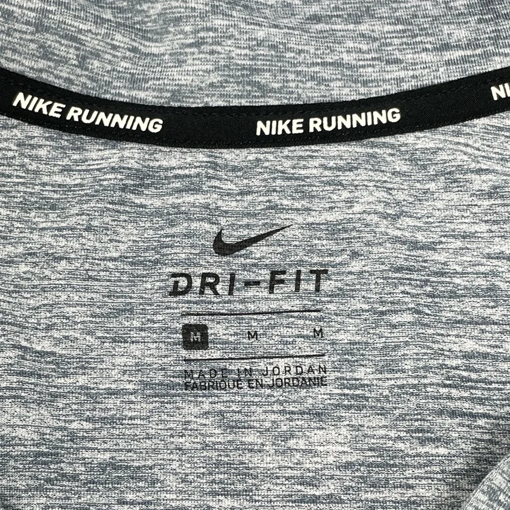 Nike Women's Dry Element Running Top Gray Heather Long Sleeve Size M - Picture 10 of 12